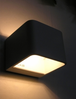 LED 사각 캐스팅 6W (블랙)