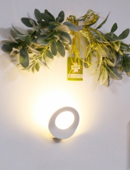 LED 링타원 간접 벽등 (화이트)