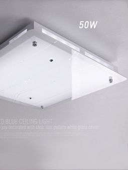 LED 블루 정사각 방등 50W